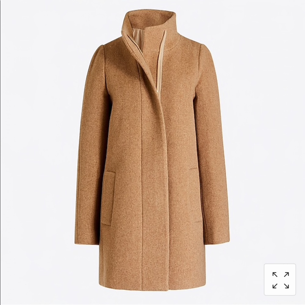 Beige Jcrew pea coat